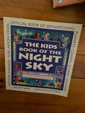 NATURE Kids Book Night Sky stars star constellations moon meteor meteors planets
